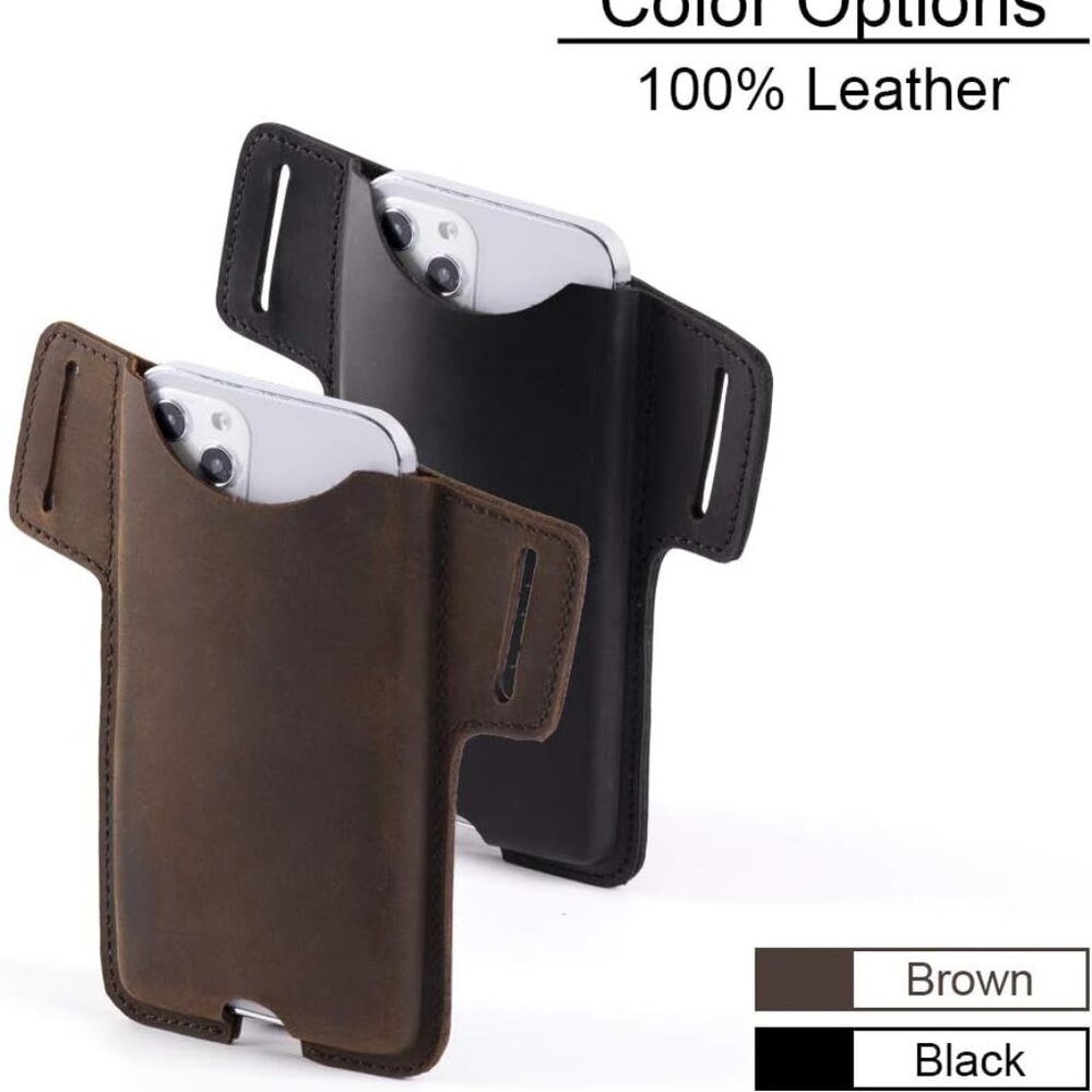 Mens Holster Waist Cellphone Loop Belt Bag Phone Pouch Wallet(1 Pack(Any Color))